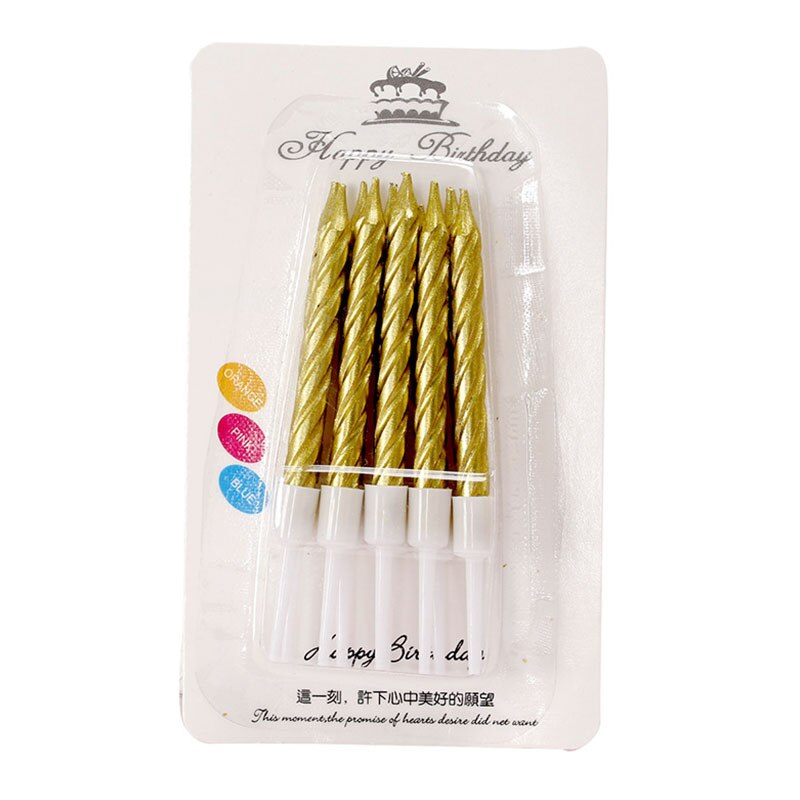 10Pcs/box Candle Cake Party Birthday Party Festival Supplies Lovely Birthday Candles For Kitchen Baking Party Supplies: 1