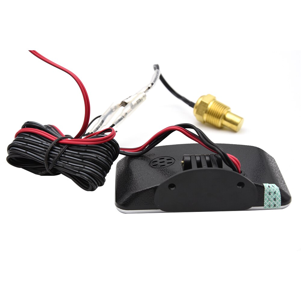 12-24V Car 2 in 1 LCD Digital Display Voltmeter Kits Gauge Water Temperature Meter Digital Water Temp Sensor Head Plug Voltmeter