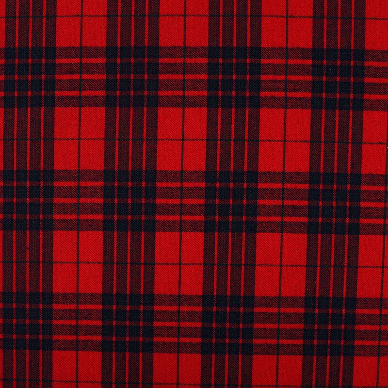 Polyester katoenen ruitstof keperstof bedrukte stof kleding jurk doe-het-zelf shirts broeken rokken handgemaakte quilt patchworkstof: 1 / 50 cm x 140cm