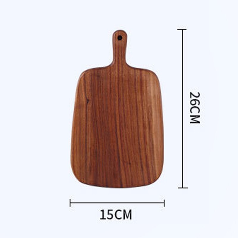 Japanese black walnut chopping board, chopping board, Wood Bread tray Western pizza sushi steak tray fruit board: A-3