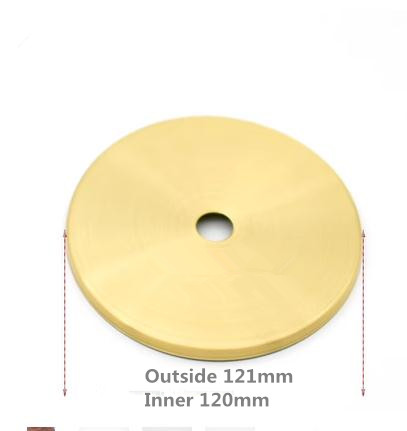 M10 See Durcheinander Gefaltet Runde Kappe Glas Keramik Mund Kappe Hohl Rohr Abdichtung Runde Blatt Beleuchtung Zubehör DIY Lampenschirm Abdeckung: Silber