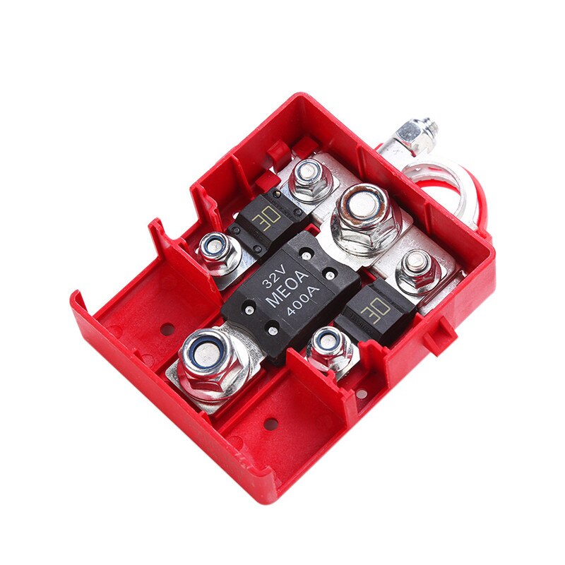 Car Battery Distribution Fuse box Terminal Quick Release Pile Head Connector Auto Accessories 32V 400A