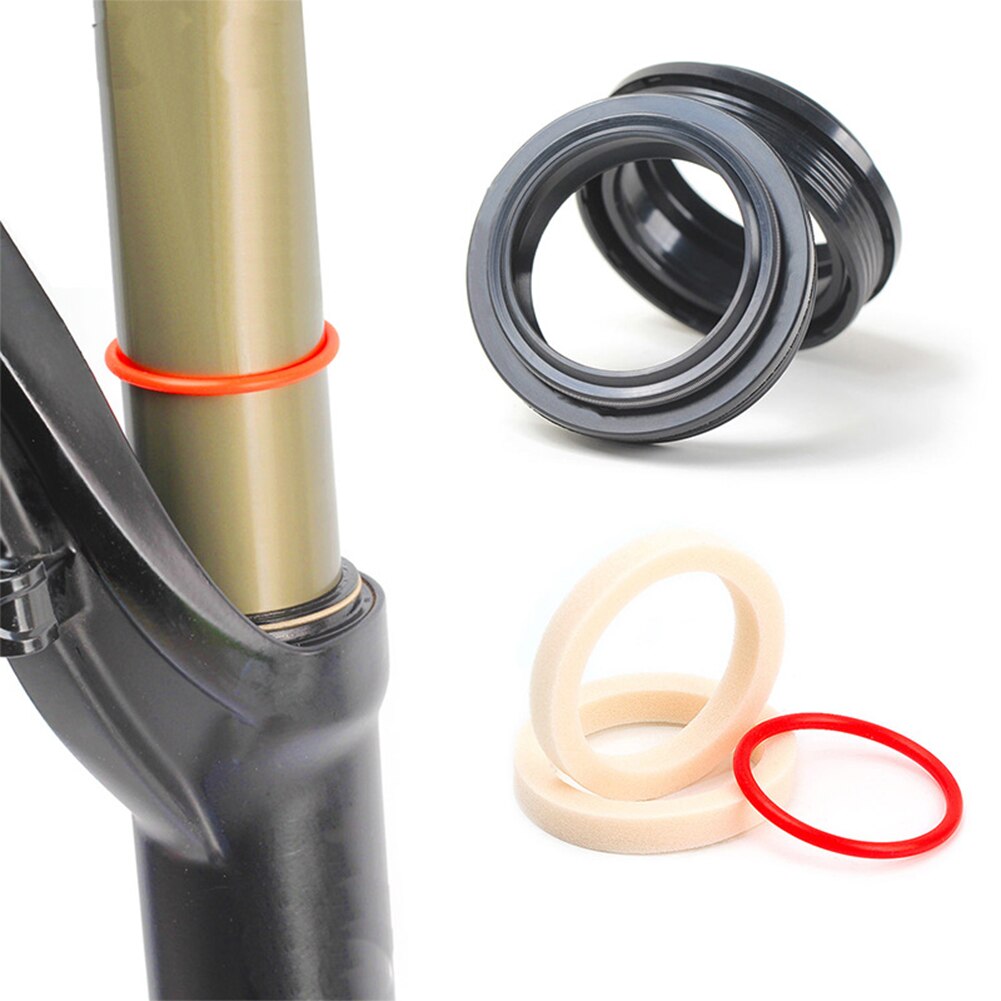 Joint anti-poussière pour fourche avant de vtt, pièces de réparation 28.6/30/32/34mm, joints d&#39;huile de vtt/cercle de Suspension/éponge d&#39;huile/outil de réparation