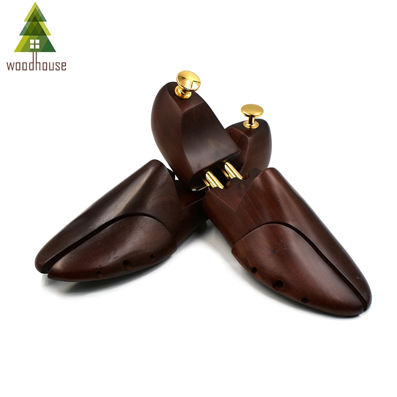 Woodhouse Tube jumeau en bois de cèdre rouge ajustable, arbre à chaussures, hommes et femmes
