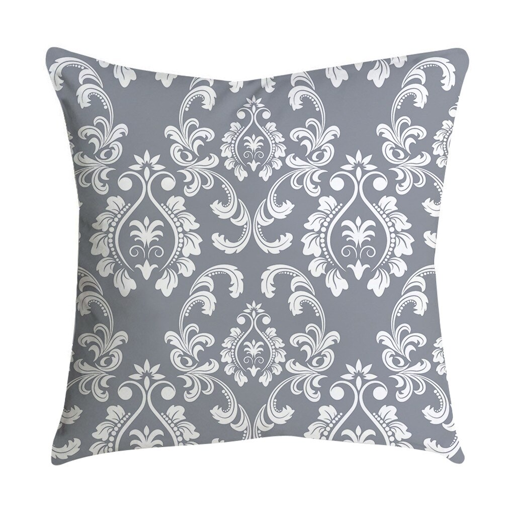 4 Stuks Decoratieve Blauw En Wit Fluwelen Kussenhoes Porselein Kinderkamer Decoratie Sierkussen Cover Sofa Auto Sloop