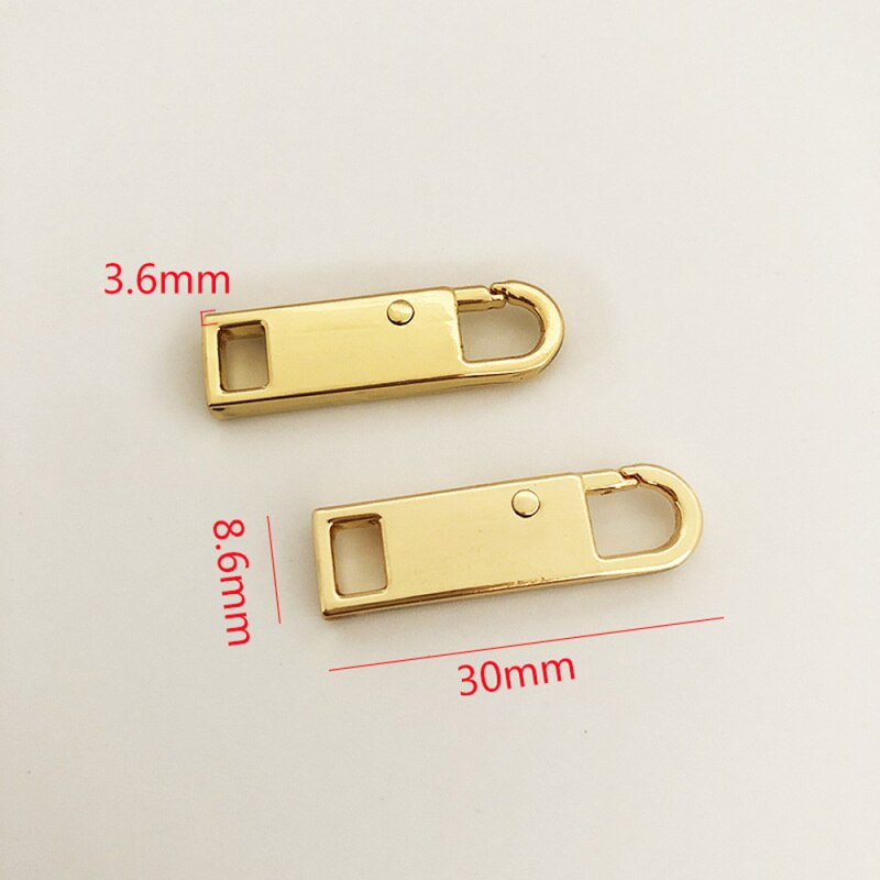 2PCS/lot Metal Zipper Pull Zip Head For Zipper Slider Repair Kits DIY Sewing Craft Accessories Bags Garment Zipper Supplies: 3