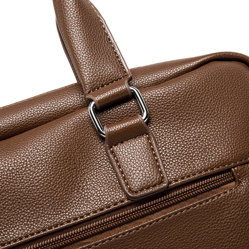 Kantoor handtas aktetas tas heren zakelijk merk zacht imitatieleer schoudertas messenger bags laptop zakelijke aktetas