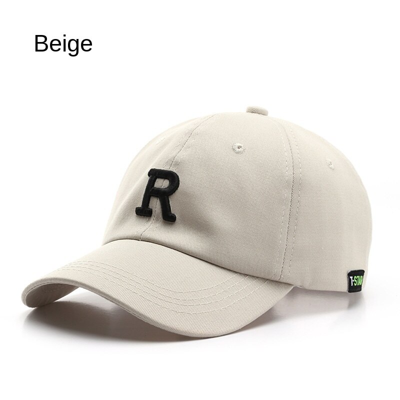 SLECKTON Baumwolle Baseball Deckel für Männer und Frauen knapp R Gestickte Hütte 2022 Sommer Sonne Kappen lässig Snapback Hüte unisex: Beige