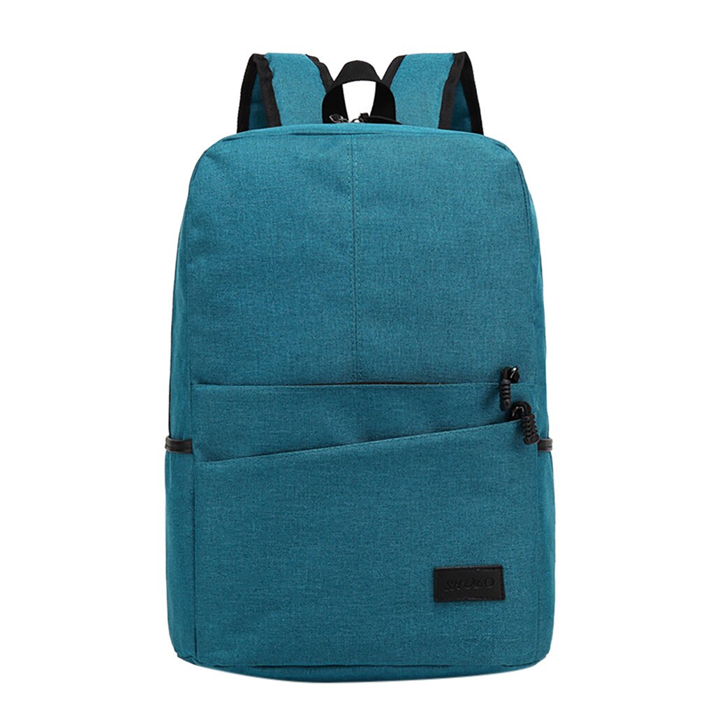 Men & Women Big capacity Travel Backpack USB Retro Canvas Student Bag Backpack Waterproof Business Bag: P