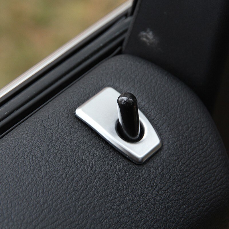 ABS Matte Chrome Car Door Lock Cover Trim For BMW X5 f15 For X6 f16 Car Styling Accessories Stickers