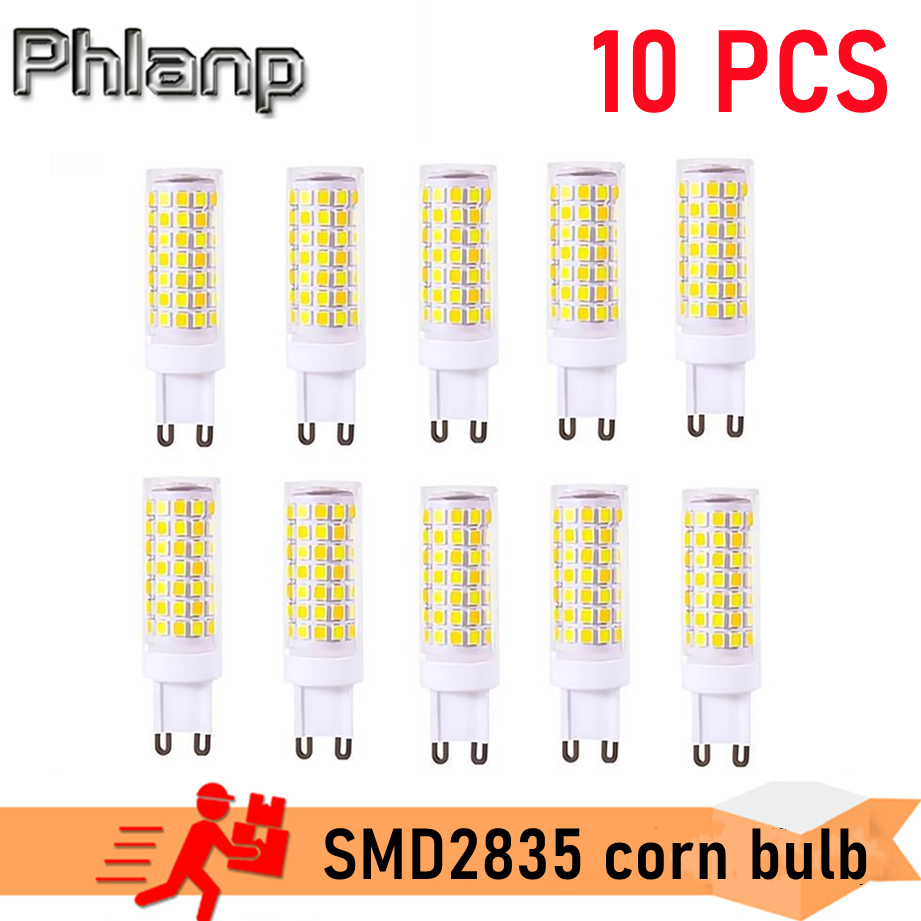 Lámpara LED G9 más brillante AC220V 3W 5W 7W bombilla LED de cerámica SMD2835 foco blanco cálido/frío reemplaza el de luz halógena
