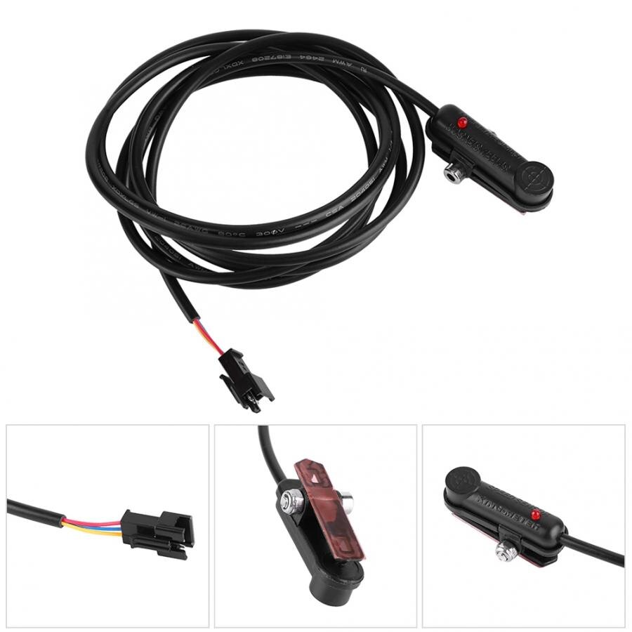 Electric Bike Scooter Controller Hall Sensor Plastic E-Bike External Speed Sensor Hall Head Bike Controller Sensor