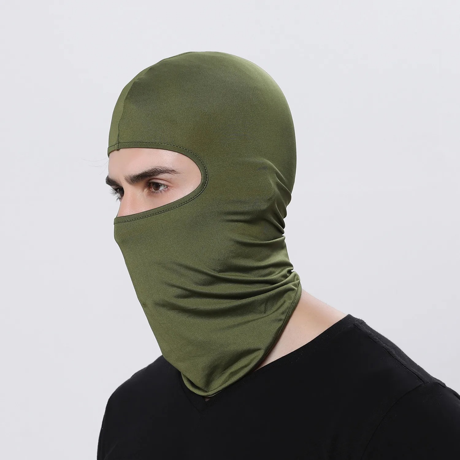Bivakmuts Motor Gezichtsmasker Moto Helm Bandana Kap Ski Hals Volgelaatsmasker Winddicht Stofdicht Gezichtsschild Heren Biker Masker: Champagne