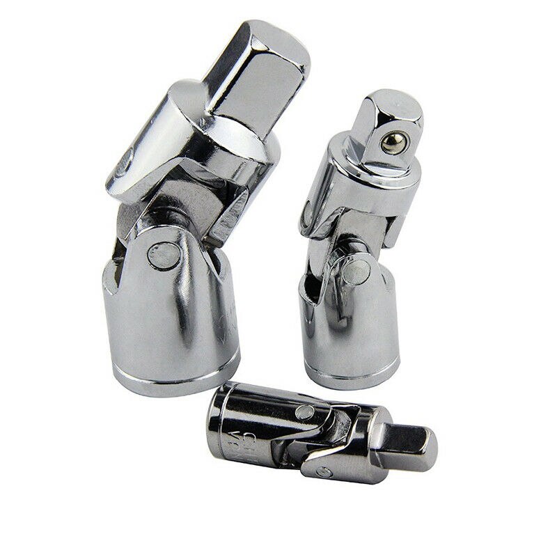 Universal Joint Set 1/4" 3/8" 1/2" Ratchet Angle Extension Bar Socket Adapter