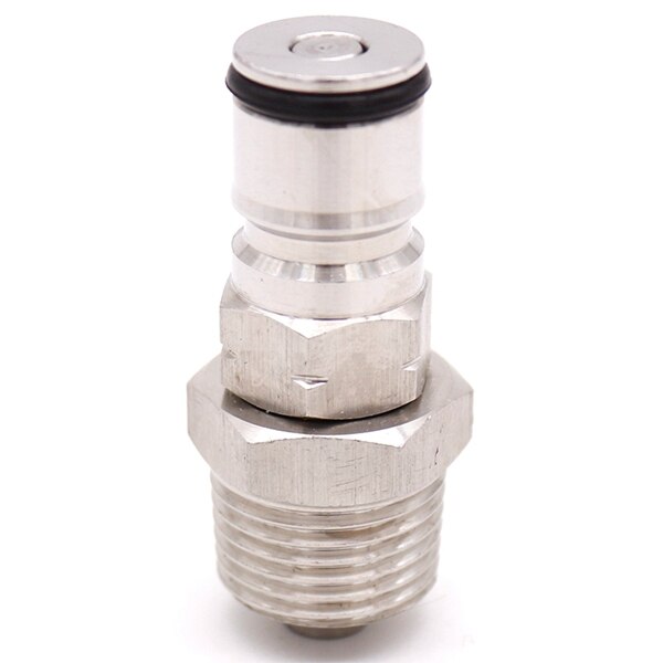 Homebrew 19/32-18 Ball Lock Post with 1/2" NPT Thread Bulkhead Assembly Gas/Liquid Ball Lock Corny Keg Adapter: Gas Ball Lock