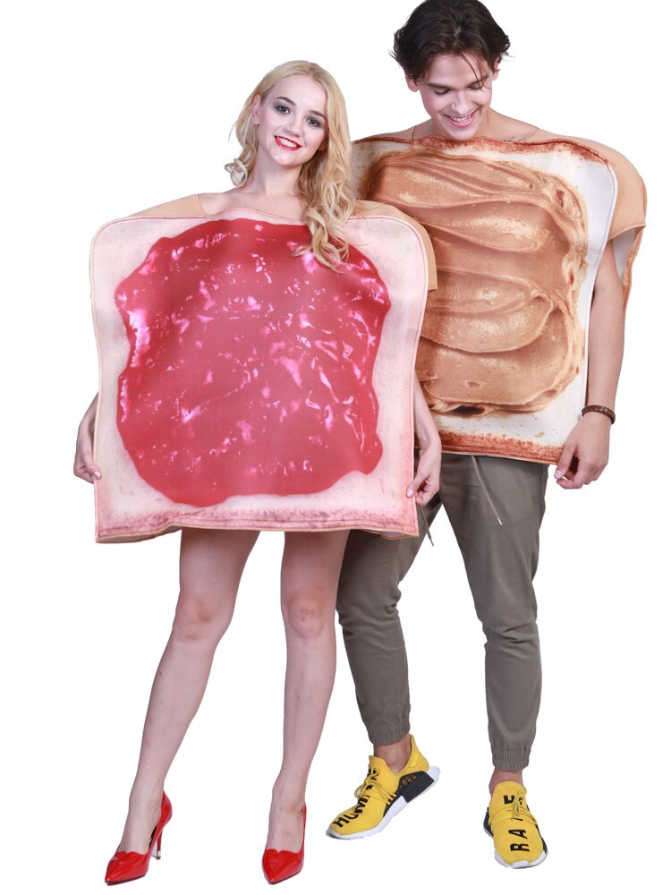 Drôle Couple Costumes Halloween noël Cosplay viande nourriture ensemble déguisement adulte fête Costume fantasia casal haloween adulto: Default Title