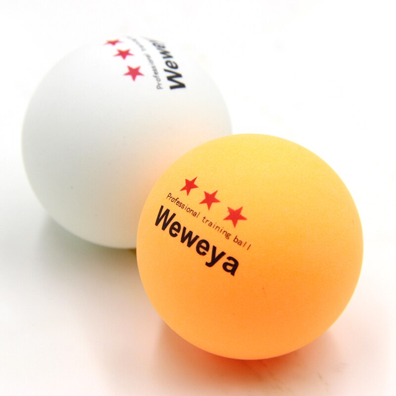 Weweya, 10 Uds., 40mm, Pelotas de Ping Pong, 3 estrellas, tenis de mesa, , Ping-pong, bolas naranjas blancas, , precio barato
