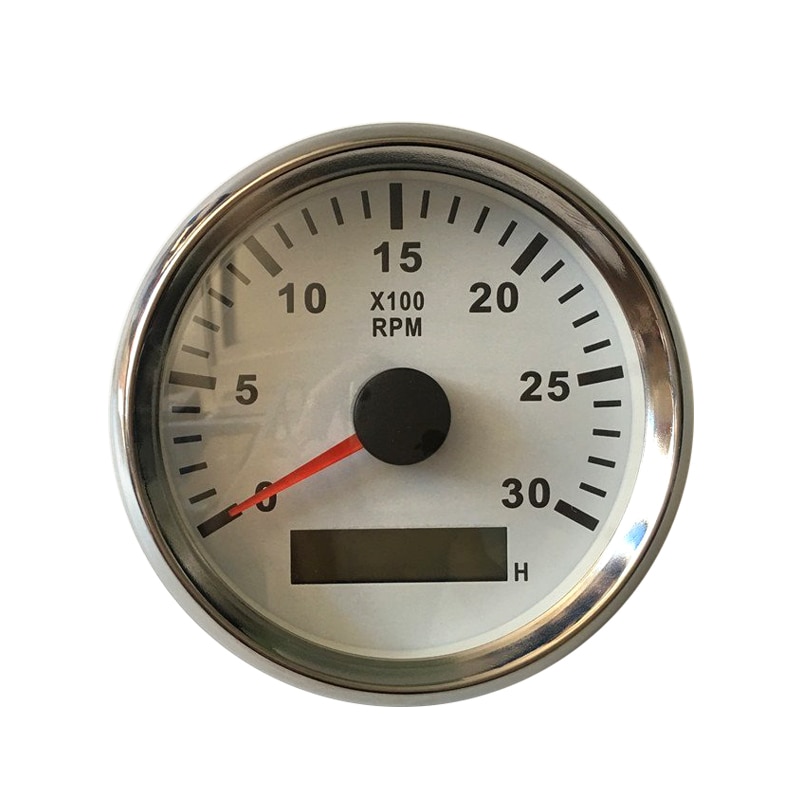 Universele Tacho Sensor 85 Mm Waterdichte Marine Ca Boot Toerenteller Gauge Met Urenteller 3000 Rpm 4000 Rpm 6000 Rpm 8000 Rpm