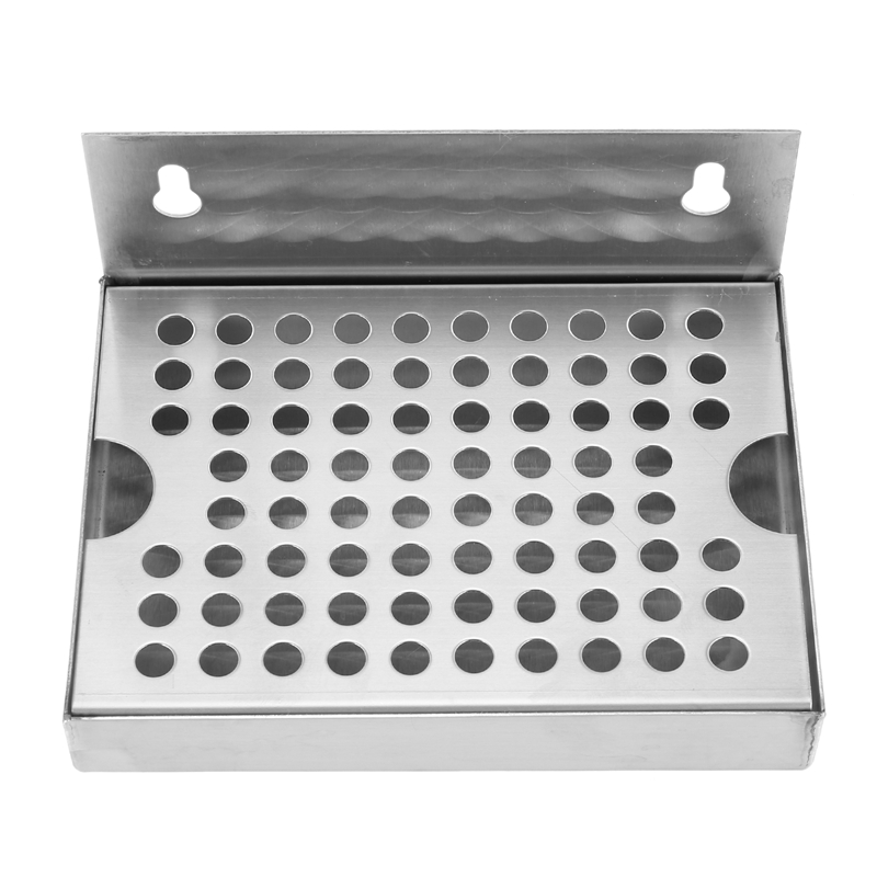 Wall Mount Beer Drip Tray No Drain 304 Stainless Steel Homebrew Kegging Draft Beer CNIM
