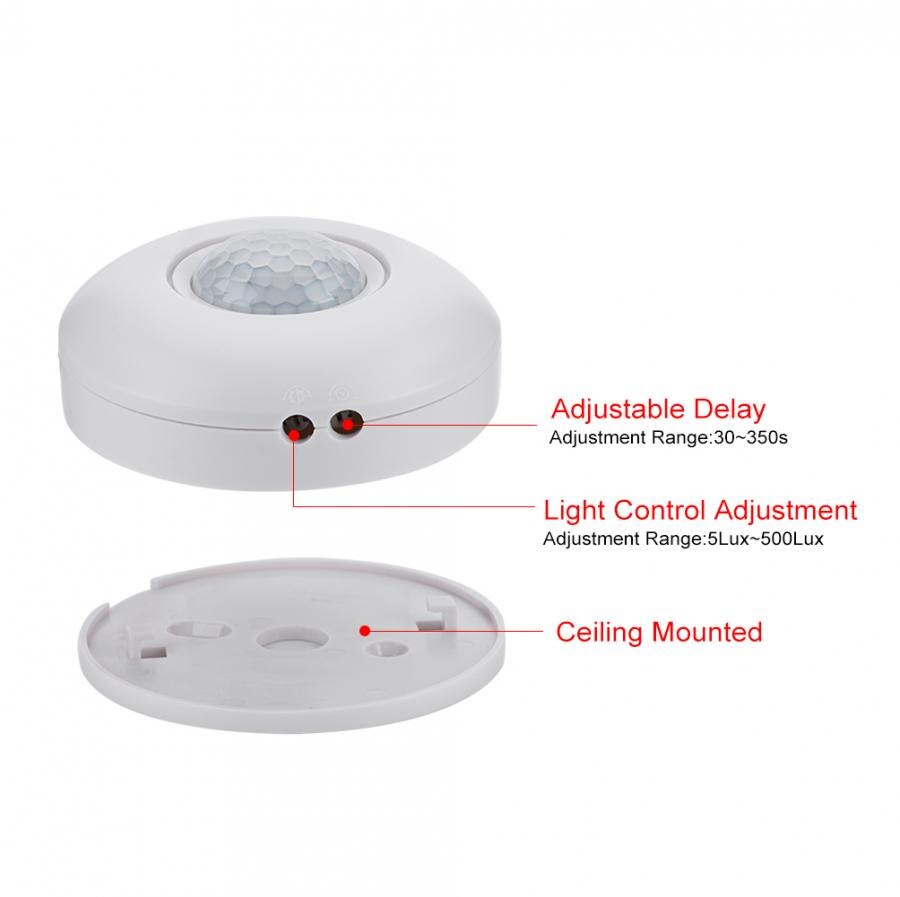 360 Graden Infrarood Pir Motion Sensor Switch Met Vertraging Voor Led Plafondlamp Motion Sensor 12V