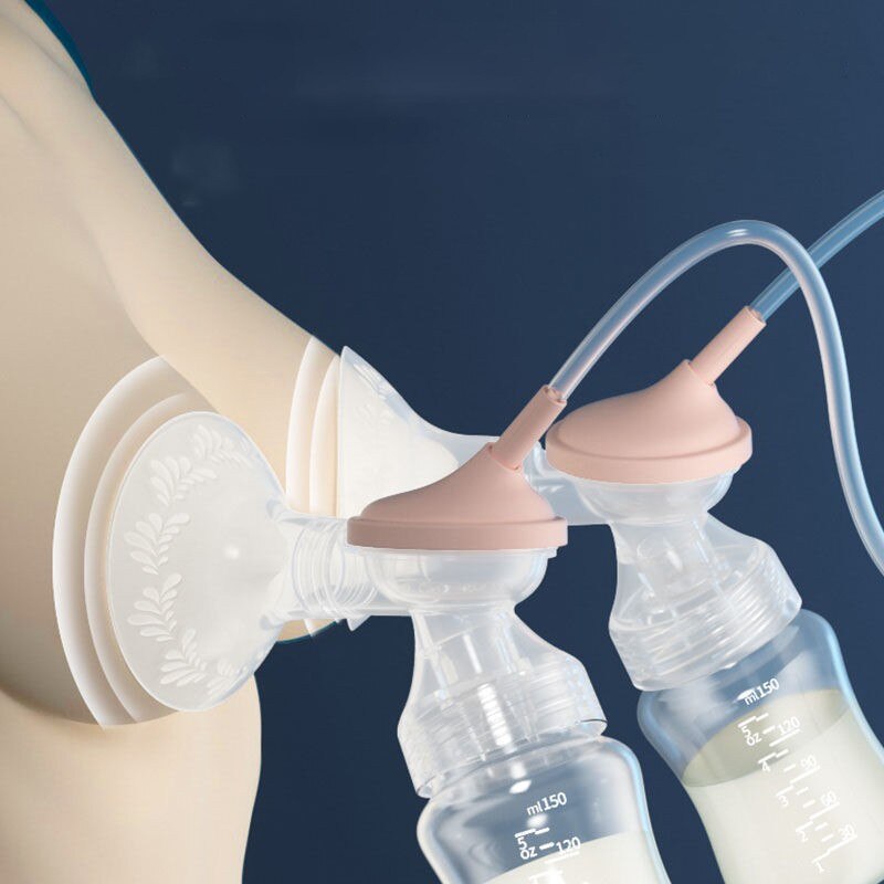 Tiralatte elettrico doppio ventosa bilaterale aspirazione grande massaggio automatico Postpartum unilaterale creatore di latte per bambini senza Bpa