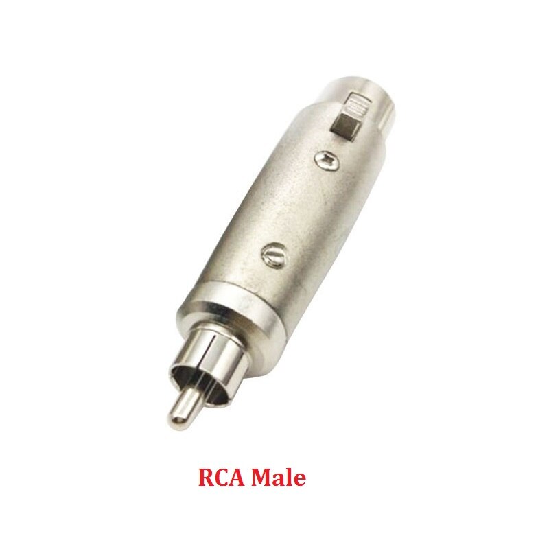 RCA Stecker AUF 3Stift XLR weiblich Adapter AV Männlich in XLR weiblich Audio- Signal Übertragung Ausgewogene Konverter Für Verstärker Microph