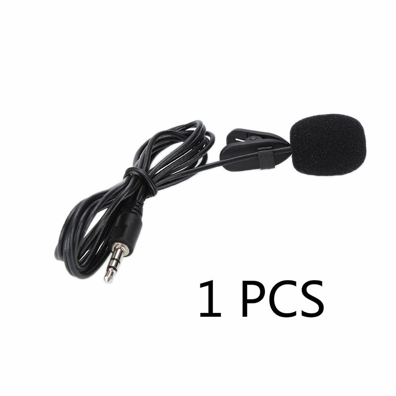 Universele Professionals Auto Audio Mini Microfoon 3.5Mm Jack Plug Mic Stereo Wired Externe Microfoon Voor Pc Auto Dvd radio: 1 PCS