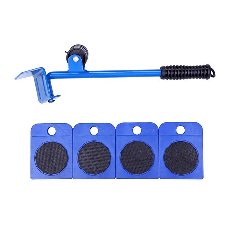 Home Portable Furniture Mover Heavy Object Lifter Steel Hand Tool Set Bear 200kg 360 Degrees Rotate JDH99