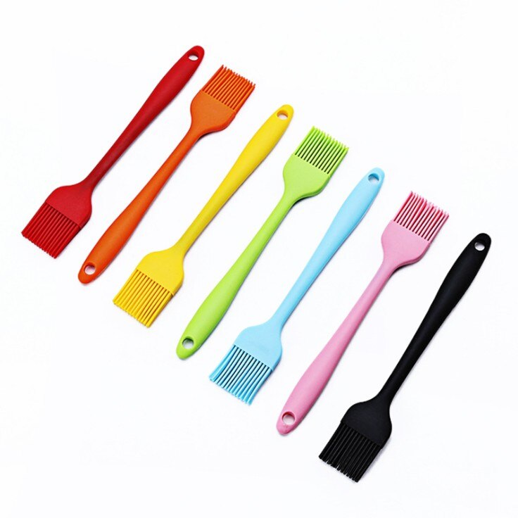 BBQ Brush Kitchen Pancake Brush Sauce Brush Seasoning Oil Brush Non-linting Baking Brush Cooking Brush High Temperature Silicone