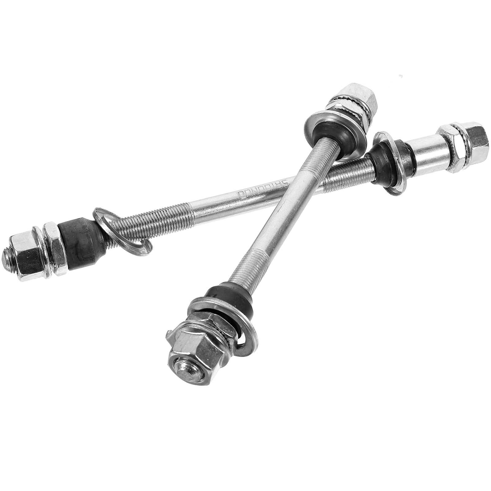 2Pcs Axle Road Bike Rear Repair Tool Mountain Front Shaft Iron Parts Bike Axle Wear-Resistant Bike Axle Mountain Bike Parts