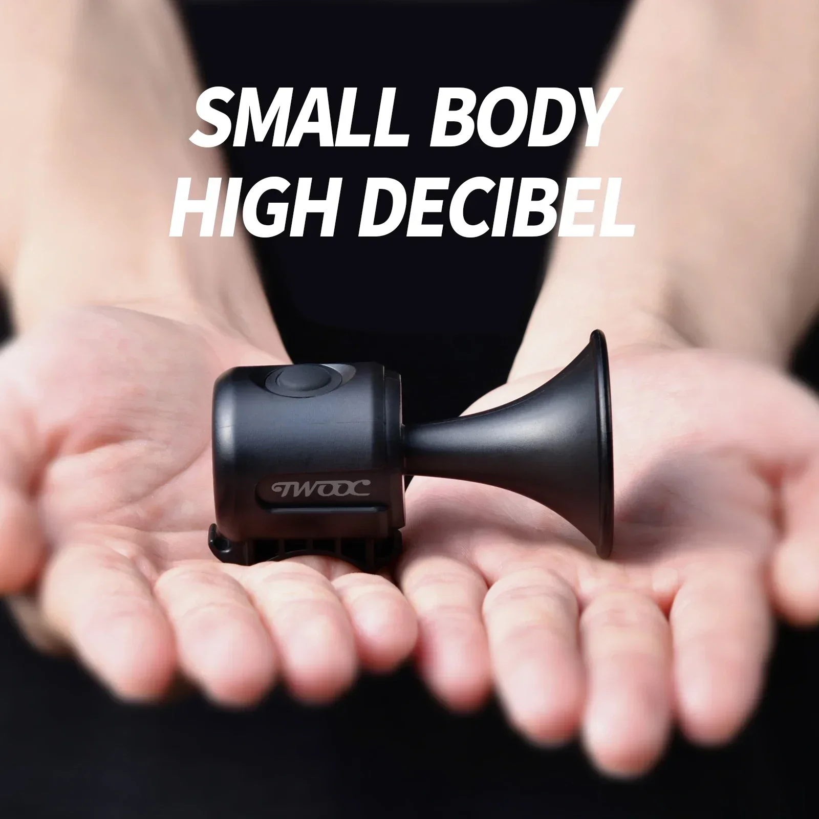 Hoge Decibel Fiets Elektrische Bel Draagbare Fiets Hoorn Gebouwd In Batterij Fietsen Waarschuwing Bel Waterdichte Weg Mtb Hoorn