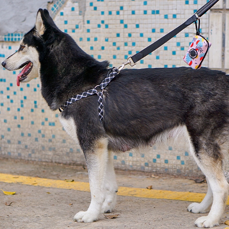 K5DC Hond Kak Afvalzak Dispenser Afval Tas Met Houder Carrier Superlight Tassen Past Elke Hond Leash Voor Honden Lopen