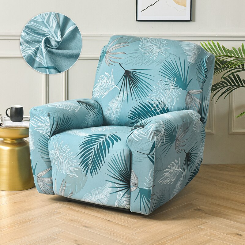 Spring Print Recliner narzuta na sofę s elastyczny fotel Lazy Boy Recliner pokrowce na krzesła antypoślizgowy rozkładany tapczan narzuta na sofę do wystroju domu: k301 / 1 Seat