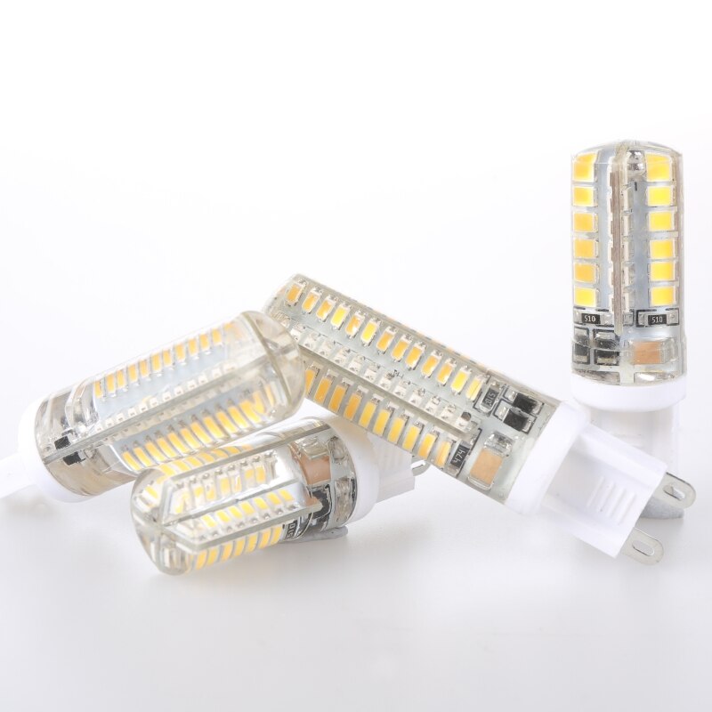 Lámpara LED G9 7W 9W 10W 11W bombilla de maíz AC 220V SMD 2835 3014 48 64 96 104Leds lámpara LED 360 grados reemplazar lámpara halógena