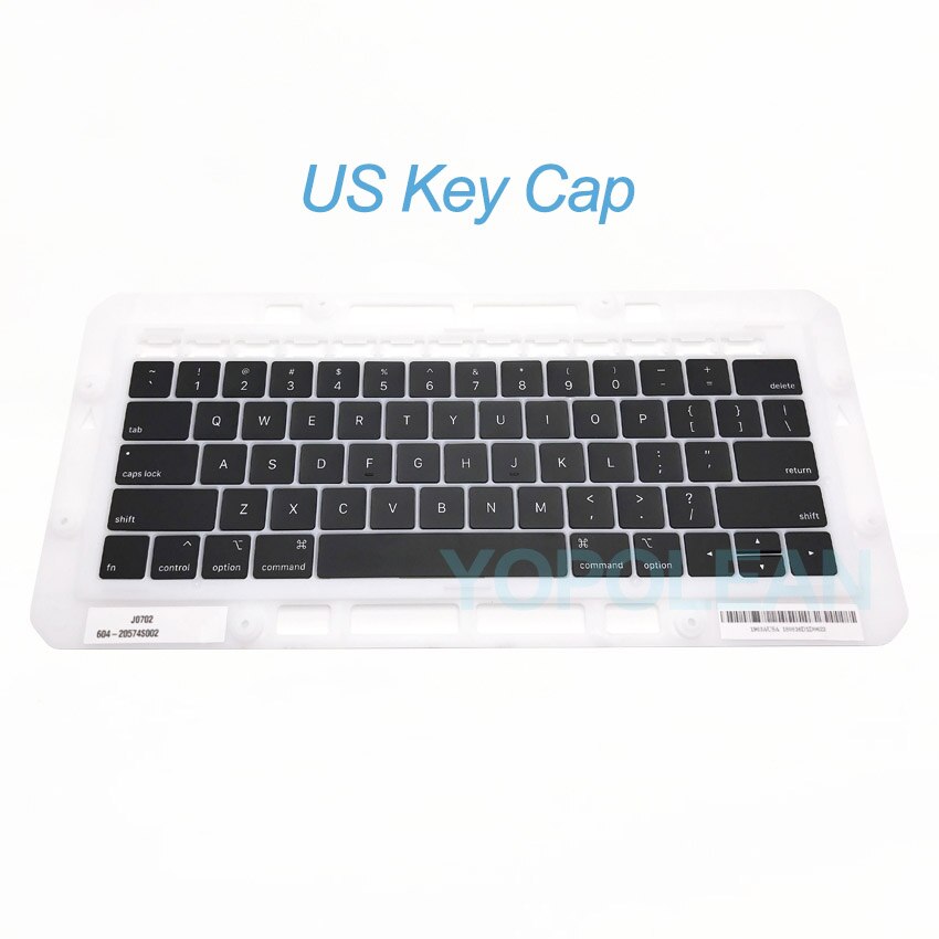 A1706 A1707 US UK Keyboard Key Cap For Macbook Pro Keycaps English year: US English