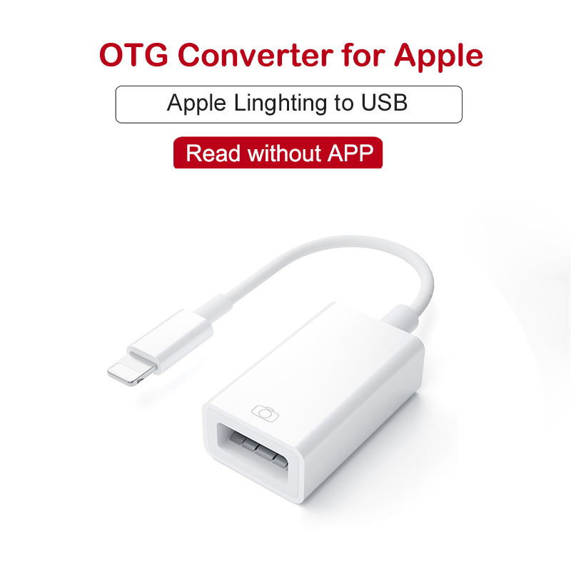 Lector de tarjetas Micro SD adaptador de tarjeta SD USB 3,0, palo de memoria para iphone, iPad, iOS13, adaptador Lightning a cámara, lector de tarjetas USB