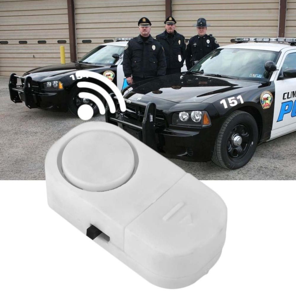 Self-adhesive Wireless Magnetic Sensor Burglar Door Window Entry Alarm Super Loud 90 dB Alarm With Stick Dustproof