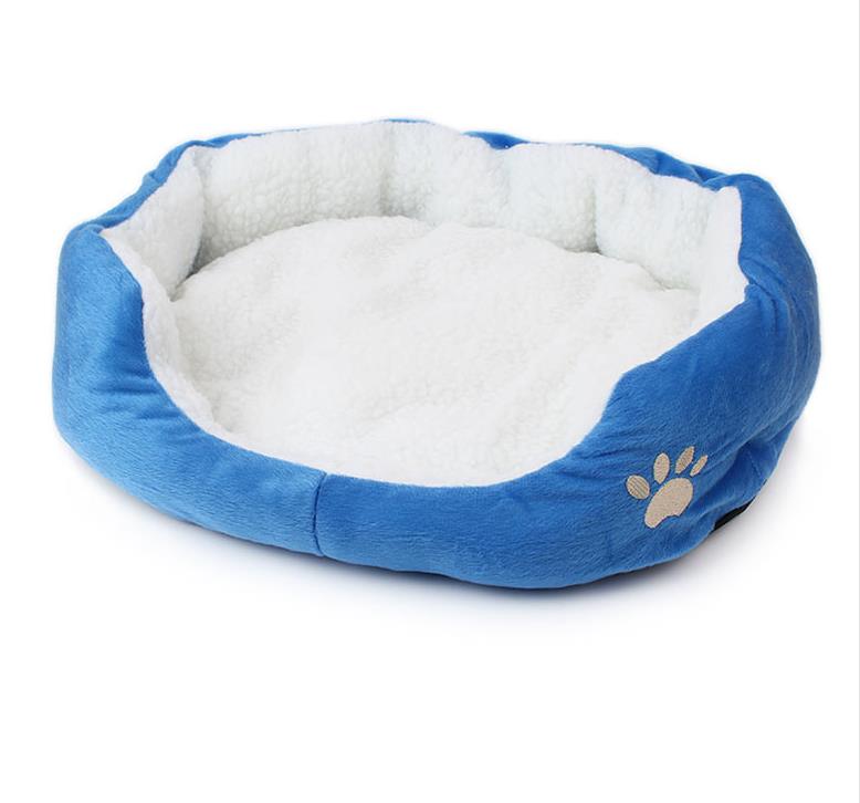 6 färger mjuk polar fleece hund katt säng vinter varmt bo husdjur billigt hund kennel inomhus sovhus valp säng: 2