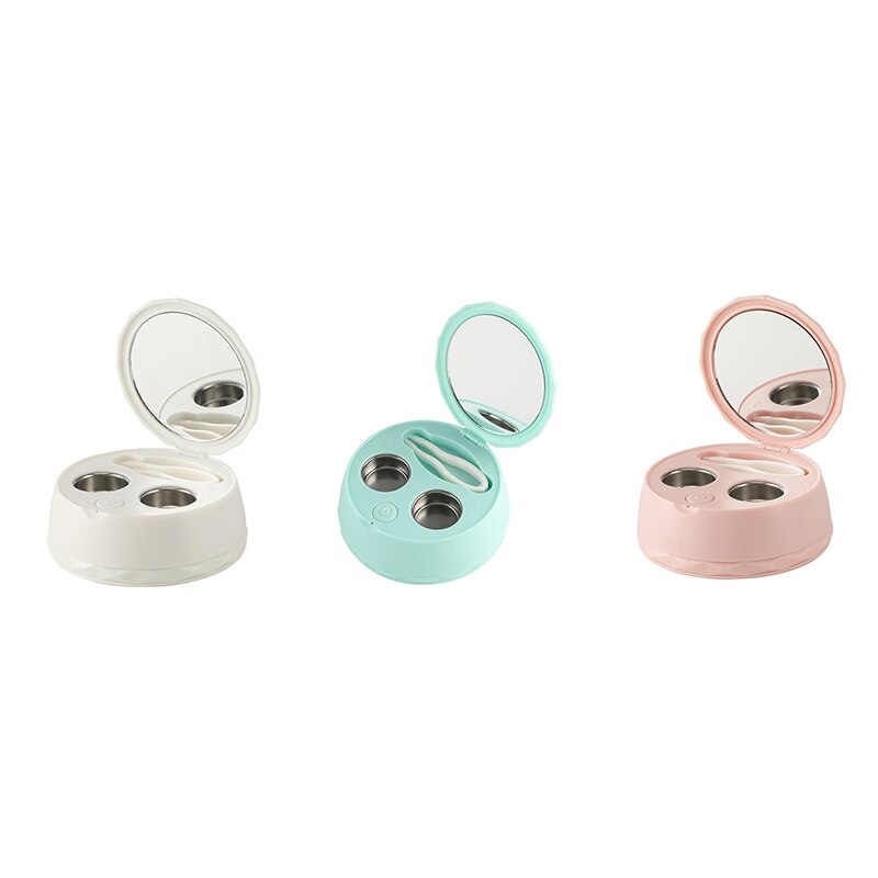 Ultrasonic Contact Lens Cleaner Contact Lenses Case Box Time Adjustment Ultrasound Cleaning Machine Bath Washer