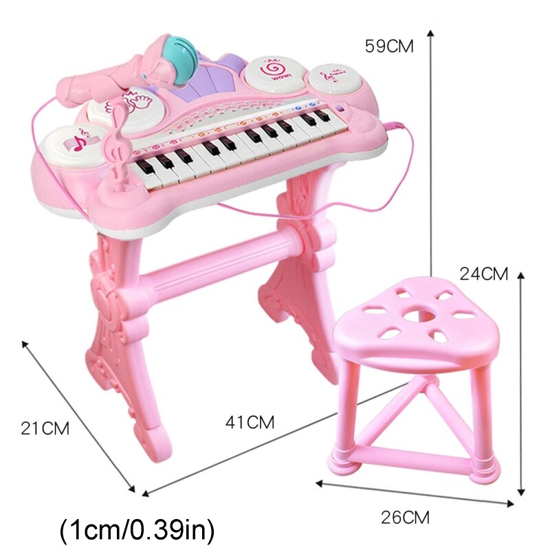 24 Keys Electronic Keyboard Piano Organ Toy Children Musical Instrument Kids Toy