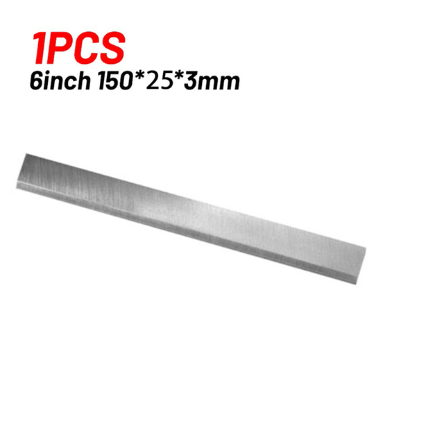 1PC 6/8/10/12inch Planer Blade High Speed Steel Blades For Wood Accurate Cutting Wood Line Machine Surface Planers: 150mm