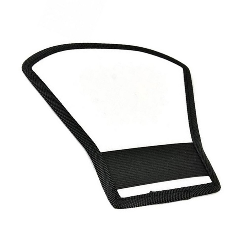 Universal dslr câmera flash speedlite difusor prata/branco refletor placa softbox luz suave para tirar fotos