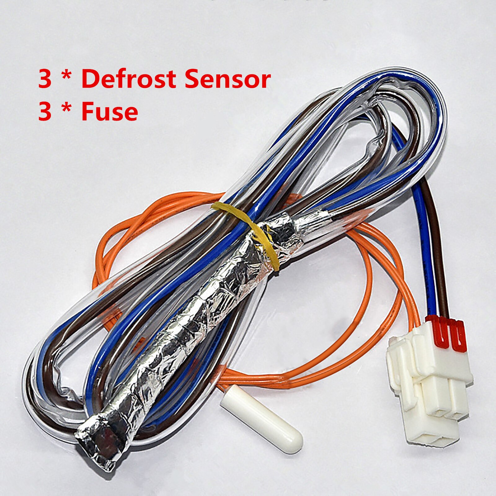 For LG Refrigerator 3pcs 10K Refrigerator Defrost Sensor + 3pcs Fuse for LG AP4438477 PS3529340 6615JB2005H Accessories
