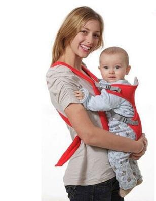Multifunctional Baby Infant Backpack Carriers, Baby Carry Bag, Baby Holder, Breathable Baby Sling for 0-24 Month Kids: Red