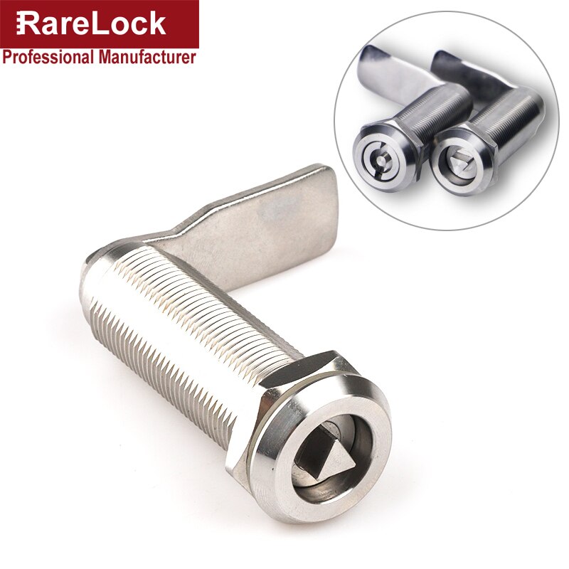 Stainless Steel Triangle Lock Cabinet Lock Waterproof Switch Control Cabinet Rotary Tongue Lock Rarelock MA036 E