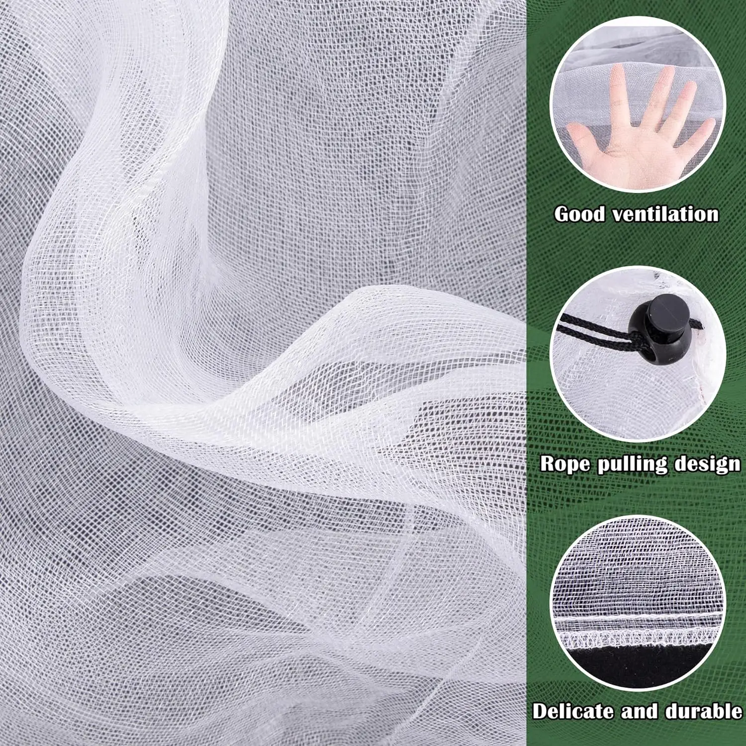 Plant Protection Bag Cover Netting Mesh for Fruit Vegetable Tree Barrier Strawberry Grapes Pest Control Anti-Bird Garden Tools