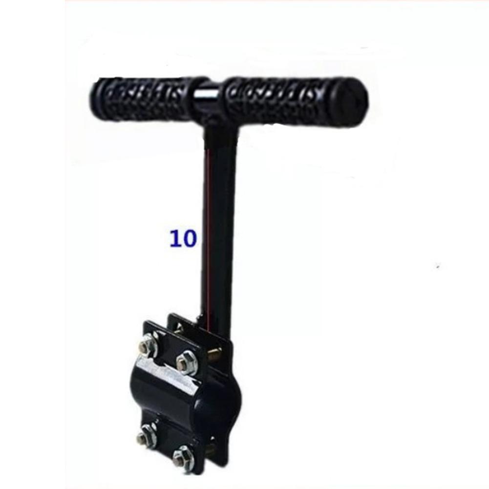 Bike Rear Armsteun Kinderen Veilig Leuningen Fiets Motor Cyclus Universele Accessoires Installeren 4Cm Schroeven: Black T section