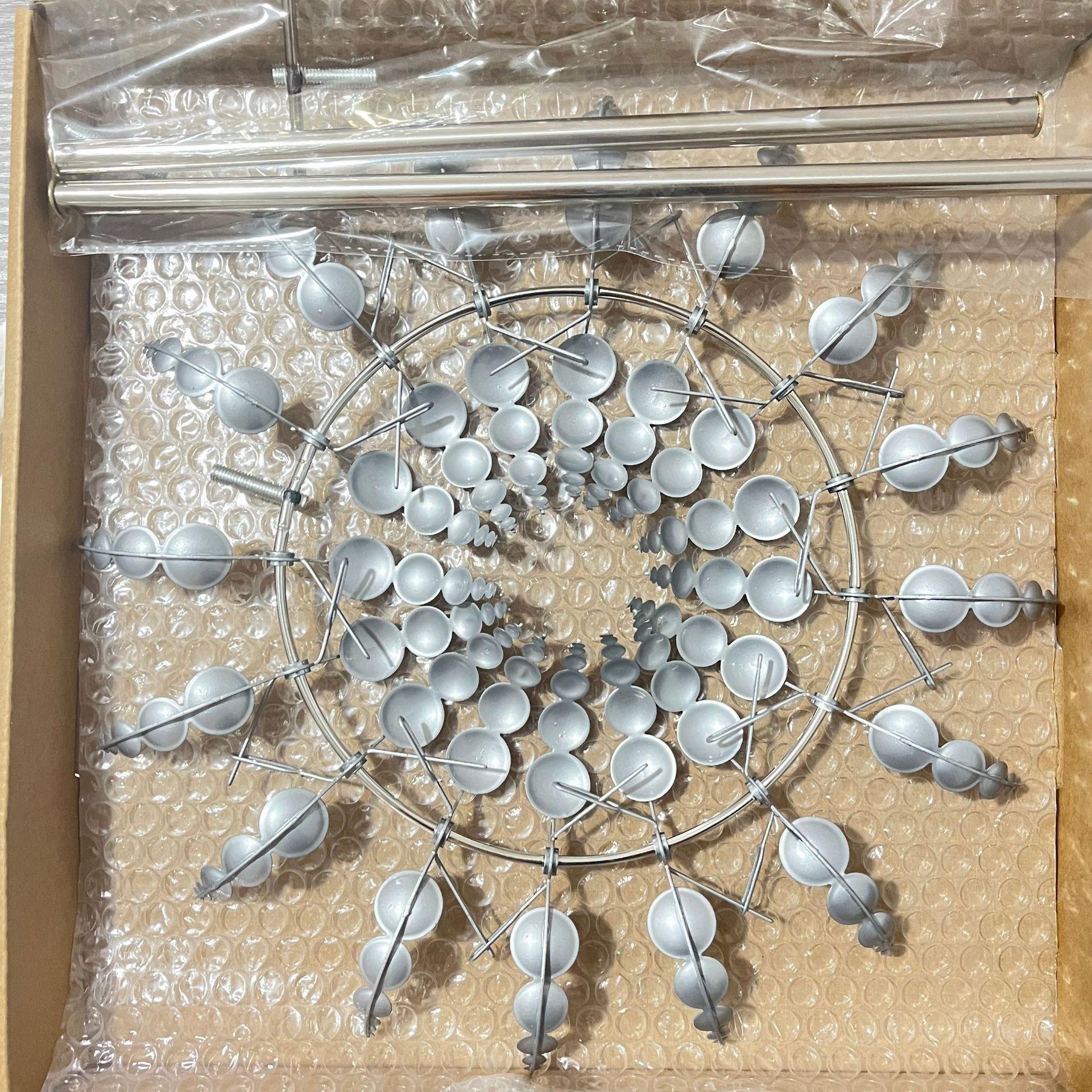 1pc Magical Kinetic Metal Windmill Spinner Unique Wind Powered Catchers Patio Garden Lawn Outdoor Courtyard Decoration: army green