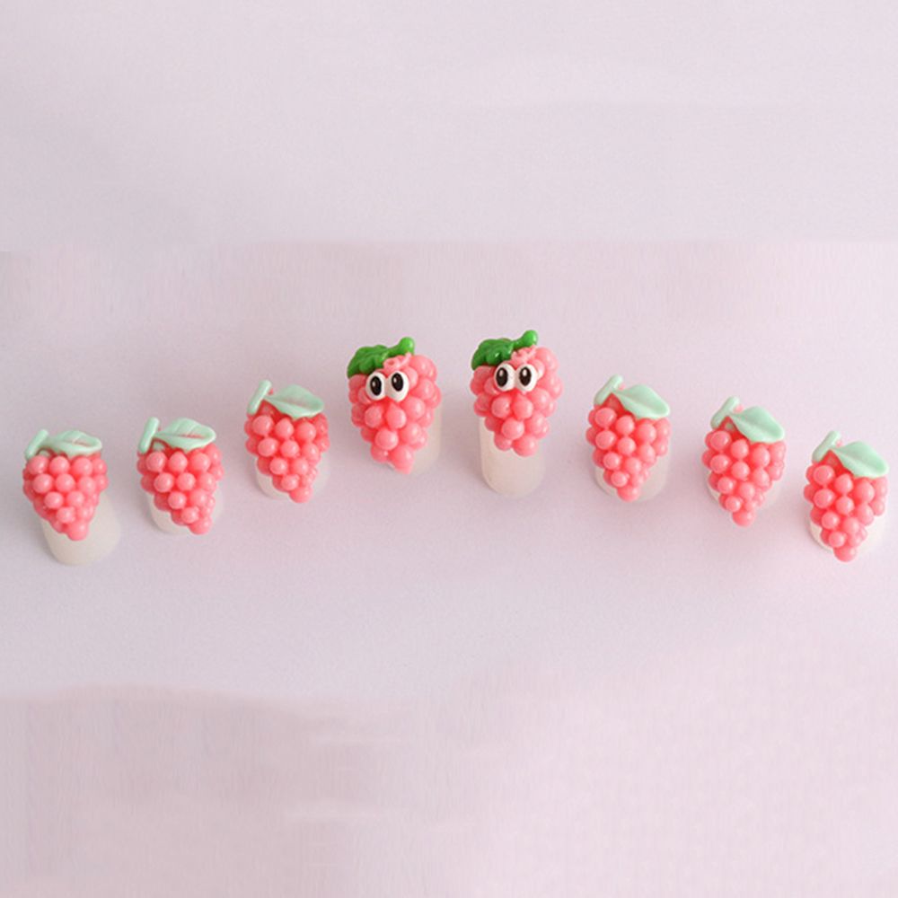 8pcs Fun Soft Silicone Toe Separators Candy Color Daisy Animals Foot Finger Divider Pedicure Nail Art Tools: 06