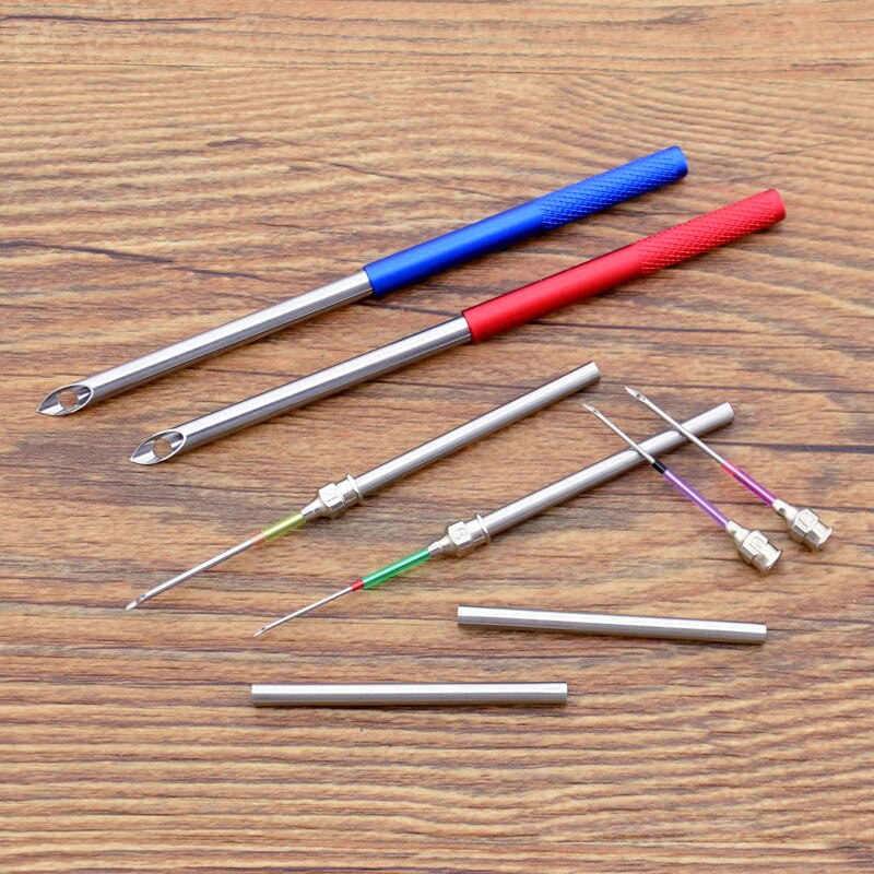 1 Set Embroidery Stitching Punch Needles Felting Punch Needles Embroidery Poking Cross Stitch Tools Crochet C66